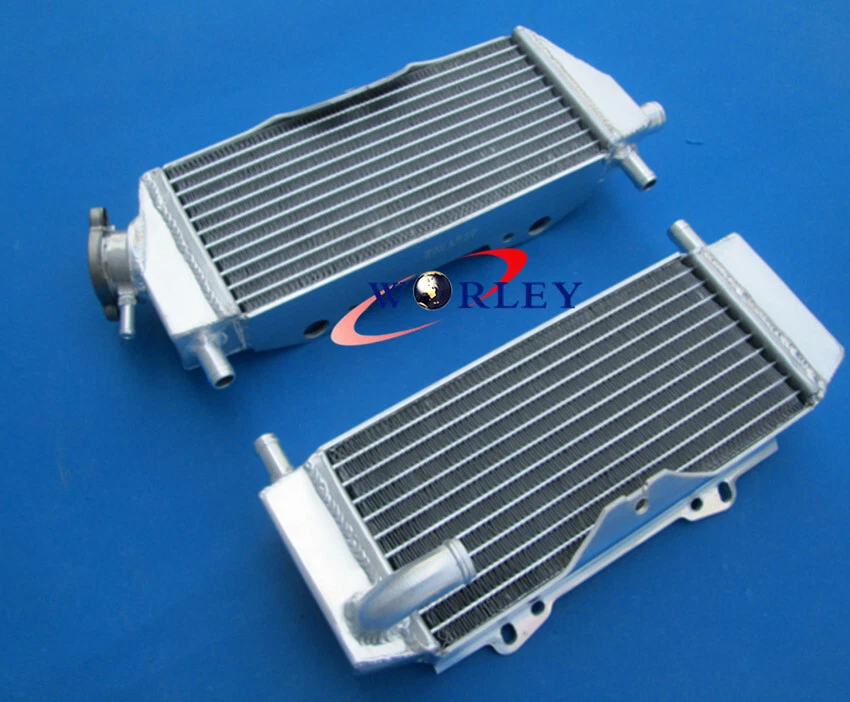 Radiador de alumínio 2 tempos 05 06 07 para KAWASAKI KX250 KX 250 2005 2006 2007 - Imagem 3 de 4
