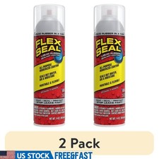2 Pack Liquid Rubber Sealant Coating Spray Waterproof Flexible Barrier Leaks New