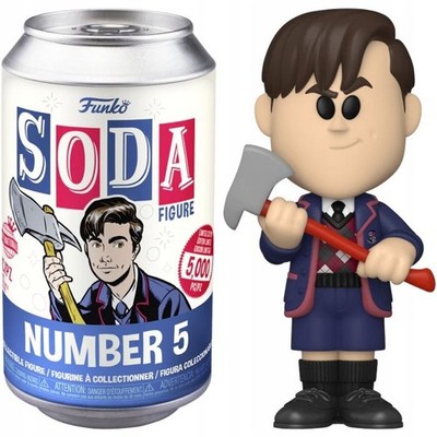 Funko Soda Umbrella Academy Number 5 Figur, Pog, Dose, Limit. 5000, Neu