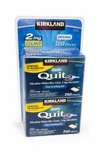 Kirkland Signature Quit 2mg Nicotine Gum Original Flavor 380 Pieces