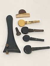 Vintage antique violin string adjusters Peg  s Tail  1: Bone Tuning peg  Pin