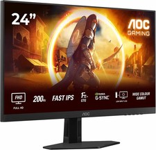 AOC 24G4HRE 24" Gaming Monitor 200Hz Full HD IPS LCD - Monitor - Black - RRP £99