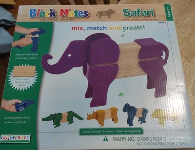 Blockmates Safari By Guidecraft New