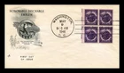 Dr Jim Stamps Scott 940 3C Honorable Discharge Emblem Block First Day Artcraft