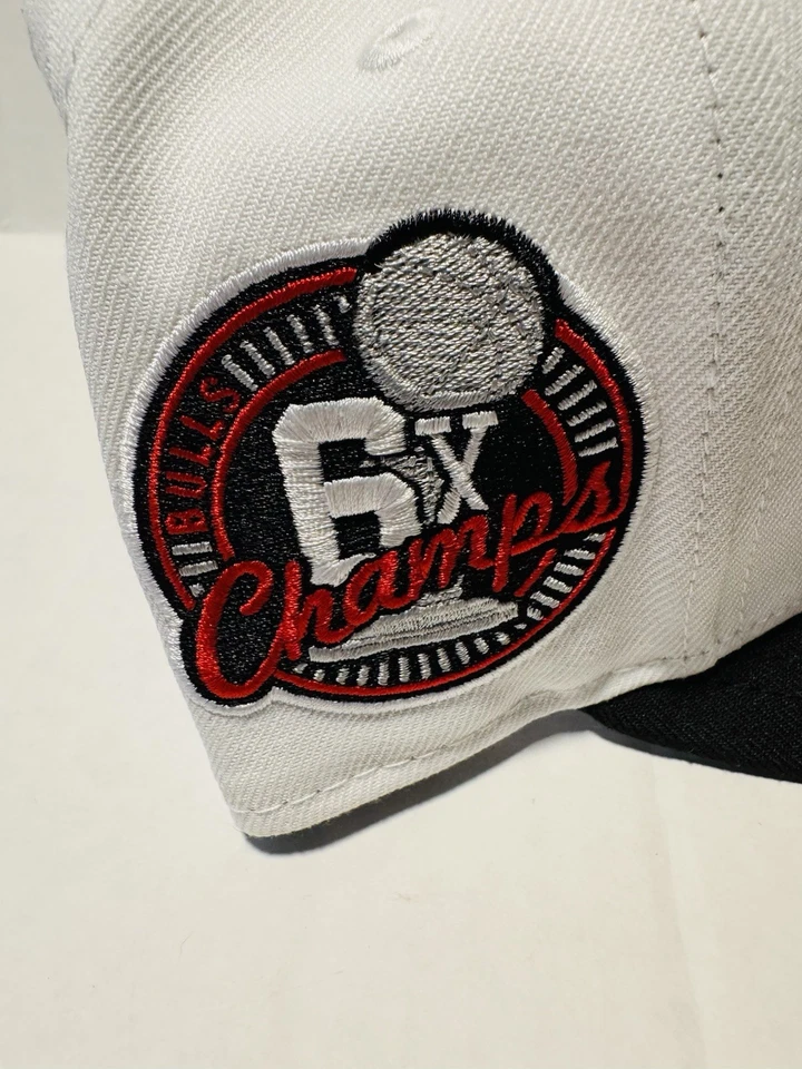 🔥 New Era Chicago Bulls Logo Al revés 6x Parche Campeones 9fifty Gorra SnapBack Foto 4 de 4