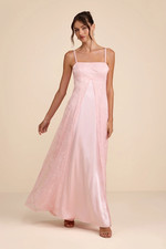 Lulus Mitzie Blush Pink Embroidered Maxi Dress