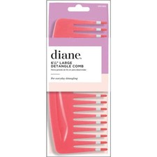 Diane Mebco 6.25" Large Detangle Comb DBC060 -3 Pack