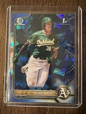 2022 1st Bowman Chrome Henry Bolte Athletics BBC 121 Blue Diamond Parallel