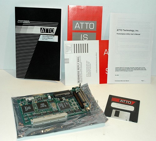 ATTO SiliconExpress IV NUBUS Fast Wide SCSI 2 Karte für Apple Macintosh