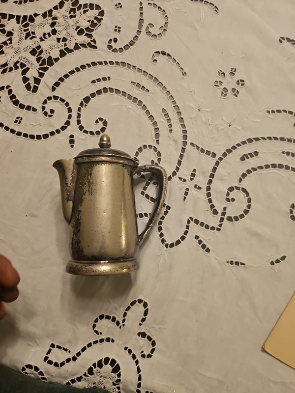 illinois Central Railroad  Siver Soldered Creamer