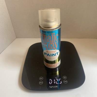 Vintage Majic Spray Paint Can 1960s CLEAR ACRY Collectible 60s 85% Full GOLD￼