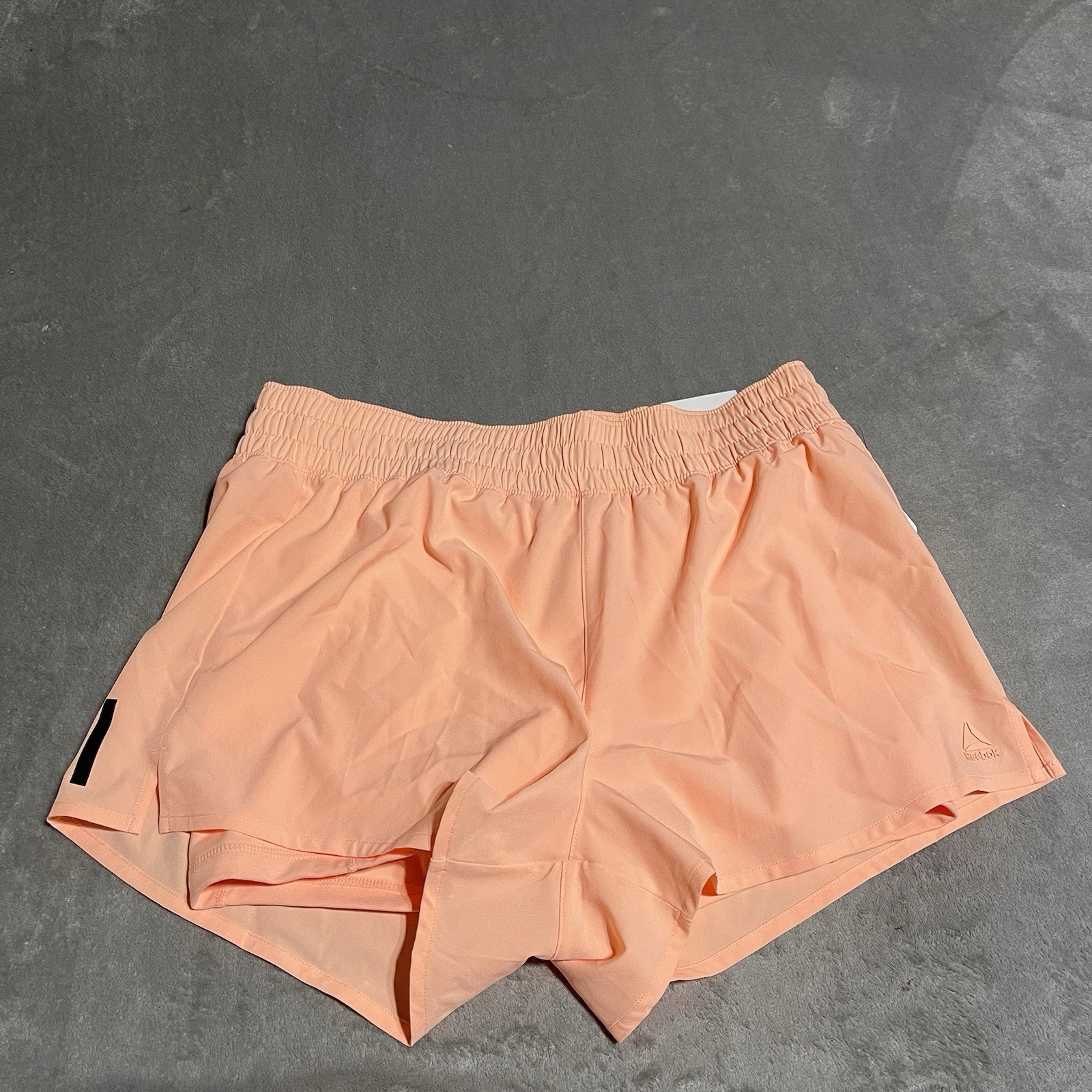 Reebok Athletic Shorts Womens XL Orange Lined Activewear Outdoors