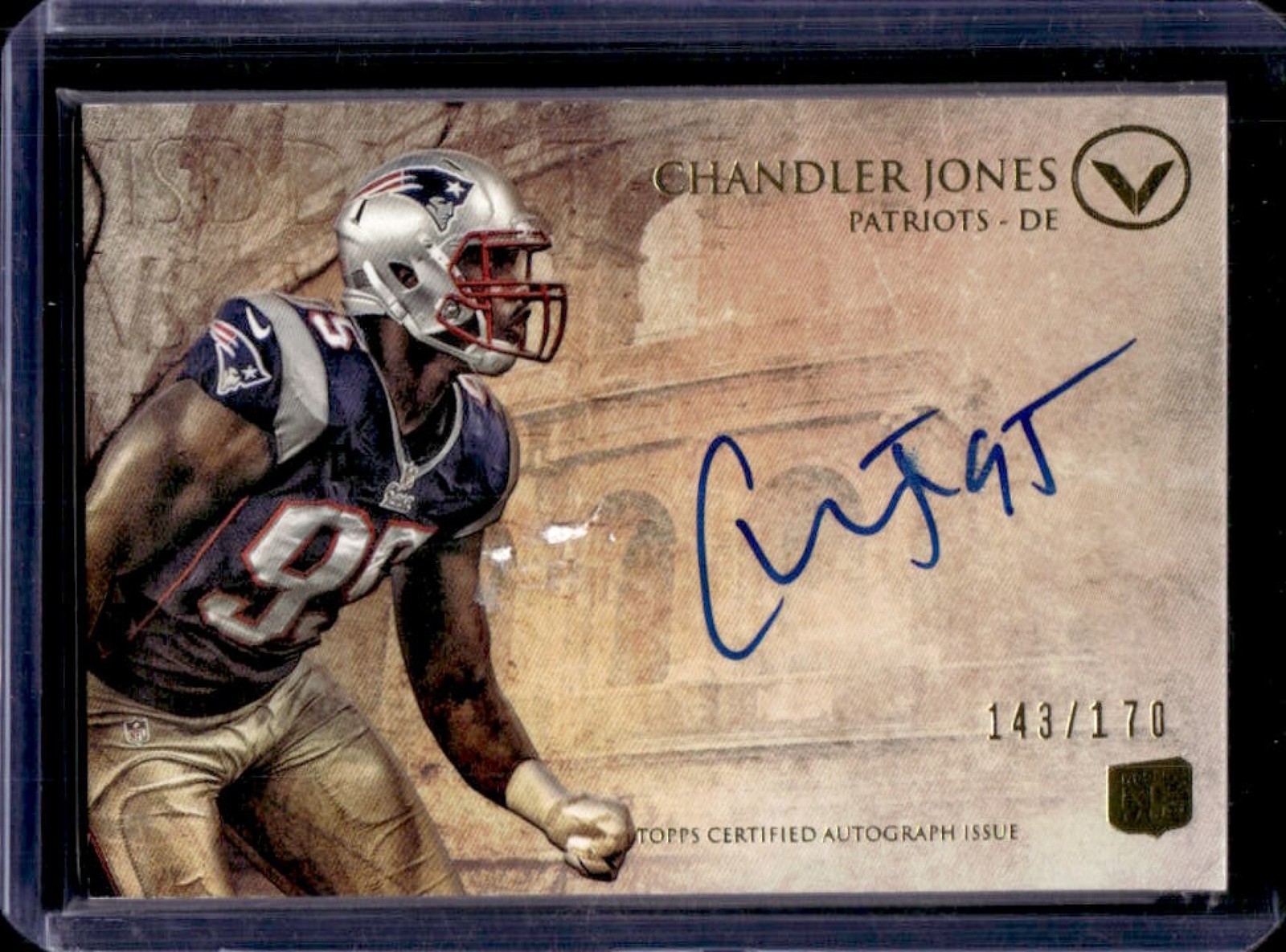 Chandler Jones Topps Valor Autograph #VACJ Base