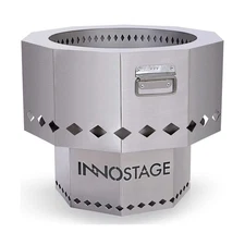 INNO STAGE Stainless Fire Pit with Portable Carrying Storage Bag, P... Fast Ship