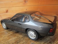 Flat Rate  800 yen   1 18 Porsche 924 Turbo 1979 Gunmetal Color Porsche