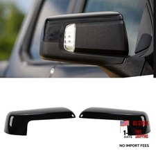 Mirror Caps Fitment for 2019-2025 Chevy Silverado Silverado/Sierra 19-24 Black