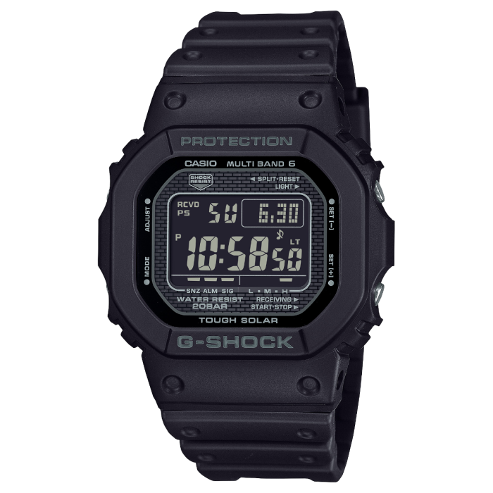 Casio GW-M5610U-1B Men's Digital Watch Black Resin Band with Solar