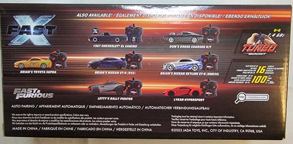 Jada Toys Fast & Furious Fast X 1967 Chevrolet El Camino RC 1:24 Turbo EXCLUSIVE - Image 2 of 3