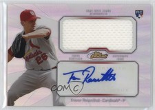 2013 Topps Finest Jumbo Relic Rookie Refractor Trevor Rosenthal #AJR-TR Auto r9d
