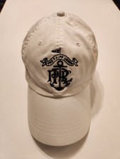 Polo ralph lauren men's white 100%cotton baseball cap one size