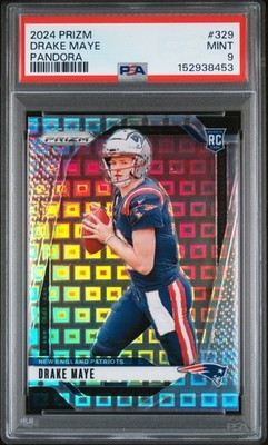 2024 PANINI PRIZM PANDORA #329 DRAKE MAYE 42/400 PSA 9
