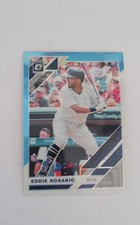 2019 Panini Donruss Optic - Eddie Rosario #103 Carolina Blue and White Prizm