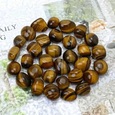 Tiger's Eye Tumble Stone Polished Gemston Handpicked Tumbled Gemstones Rocks