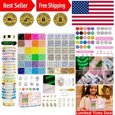 Friendship Bracelet Kit Concert Bracelets Merch, 7200pcs Clay Beads for Brace...