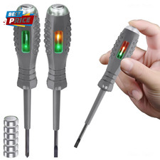 2PCS Voltage Tester Screwdriver Set - Multifunctional, Magnetic Tips for Enhance