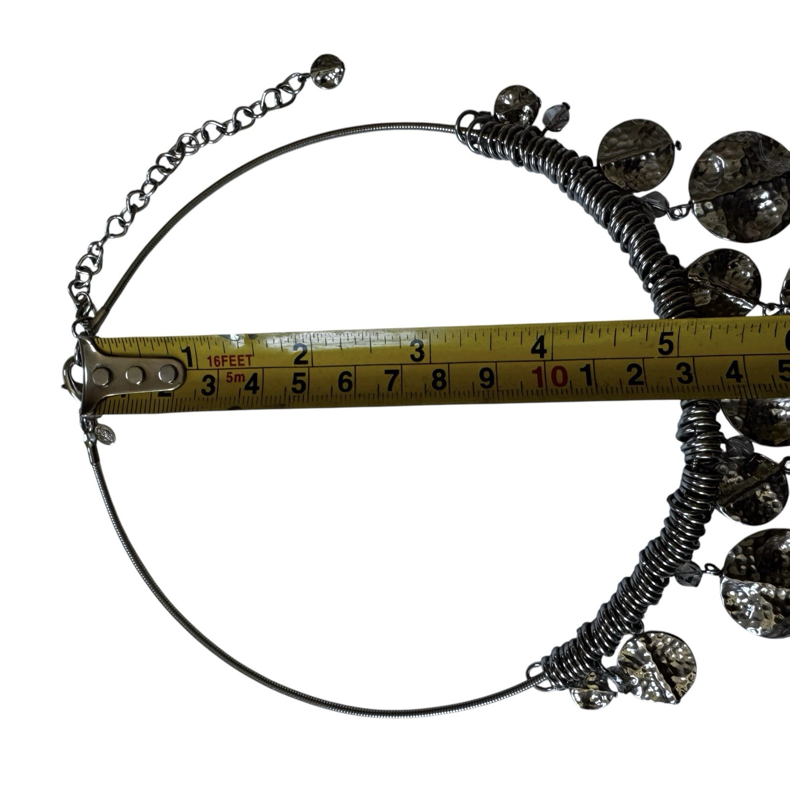 Premier Designs Hammered Disc Statement Necklace … - image 4