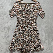 Free People Forget Me Not Mini Dress Women's 4  Floral Combo Flared