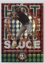 2021 Panini Mosaic Hot Sauce Green Mosaic Prizm Fernando Tatis Jr #HS5 ii1