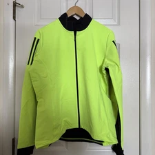 adidas Women’s Large The COLD.RDY Lucid Lemon Full-Zip Cycling Jacket IL7001 NEW