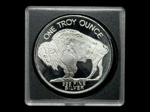 💰1 Troy Oz .999 BU Fine Silver Buffalo Coin, See Description, Free Gift!💵
