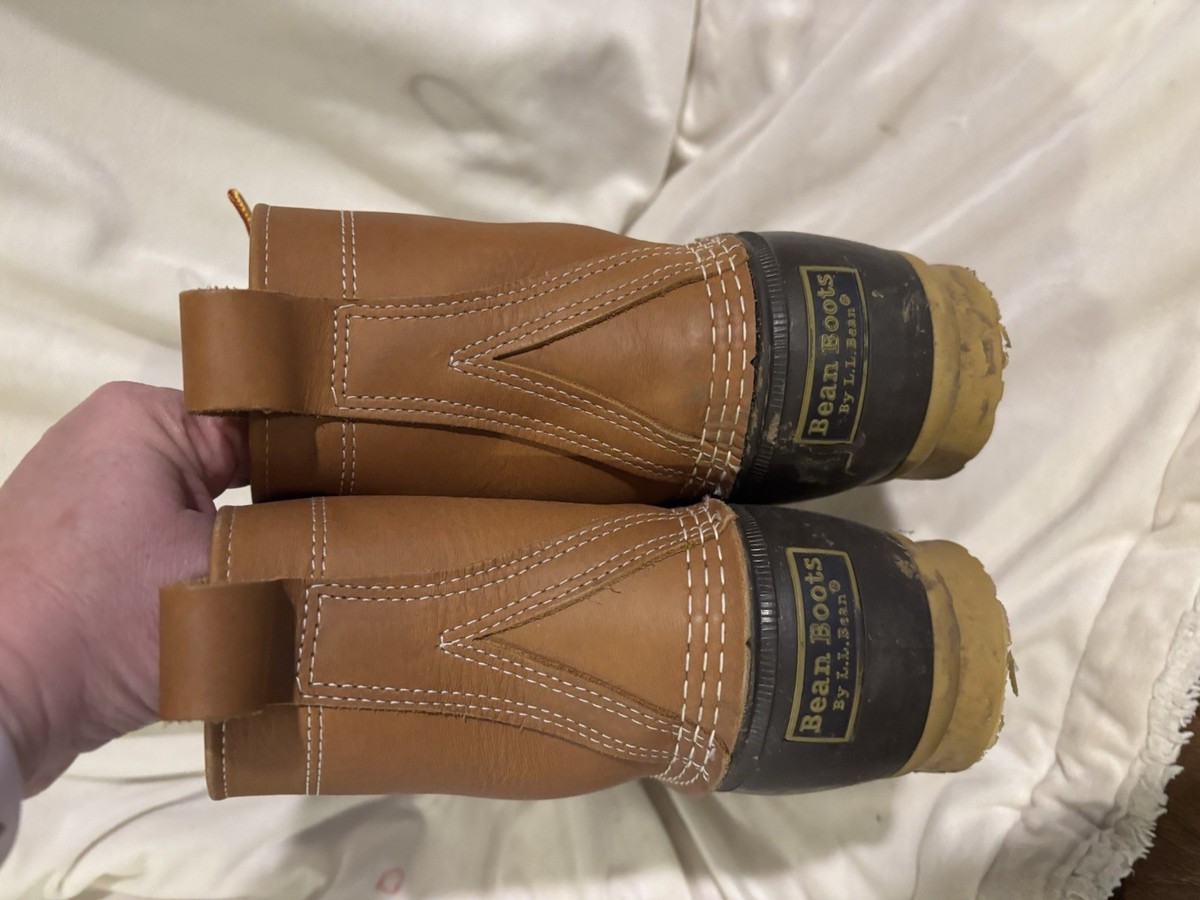 LL Bean Classic Mens Duck Boots 11N 10N Narrow Tan Brown READ LL Bean Duck Boots Men Size 11 Brown 8 main image 2
