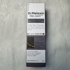 Dr. Melaxin Peel Shot Exfoliating Black Rice Ampoule Exp 2028 2.7 fl oz New