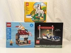 LEGO 40906, 40779, 40913 Japan Restaurant, Vintage Car LEGO Lot Of 3 Sets New