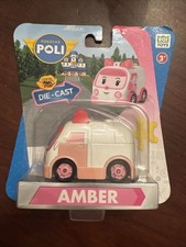 Robocar Poli: Play and Fun Die Cast Car - Amber