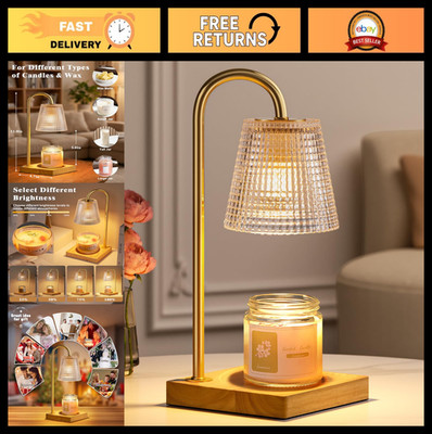 Candle Warmer Lamp with Timer & Dimmer | Vintage Wax Warmer for Scented Candles,