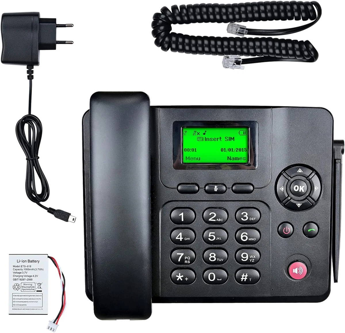 HUAWEI TELEFONO 3G GS DESKTOP DA SCRIVANIA F610 PER TUTTE LE SI E - Foto 8