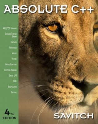 Absolute C++ Paperback Walter Savitch