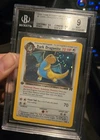 Pokemon Bgs 9 Team Rocket 1st Edition Dark Dragonite 5/82 Vintage Swirl!