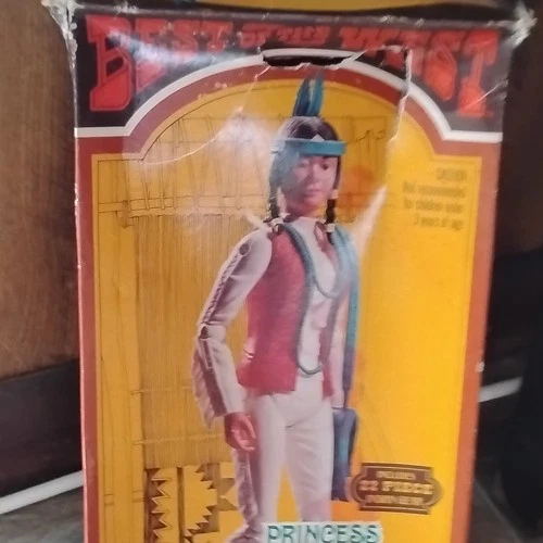 Marx Best of the West Princess Wildflower 11" Doll 22 Gear Vintage Western