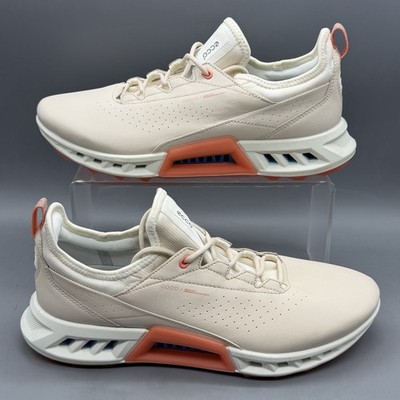 ECCO Biom C4 Women s 40 EU 9 - 9.5 US Spikeless Golf Shoes Tan Leather Gore-Tex