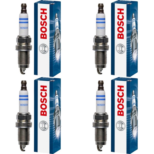 4X Bosch ZüNdkerze ZüNdkerzen Passend FüR Honda Odyssey Rb_ 3.5 RL3 RL4-image