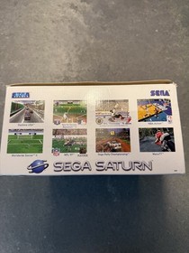 Sega Saturn Console MK-80000A CIB w/ Launch NFR + Games + Sampler + Accessories