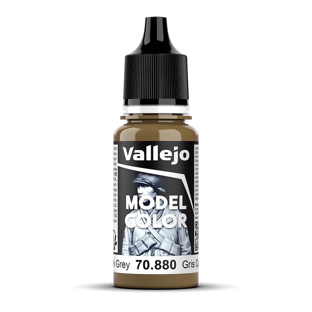 Vallejo 70.880 - Khaki Gray - Matt - 17 Ml