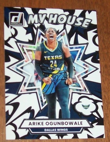 2025 Panini WNBA Donruss Basketball My House Arike Ogunbowale Card
