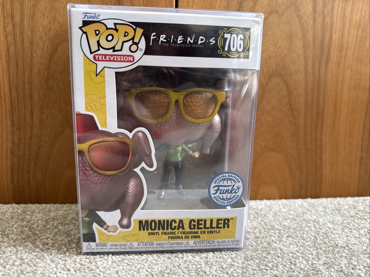 Monica Geller Metallic Turkey Head Exclusive Funko Pop 706 UK