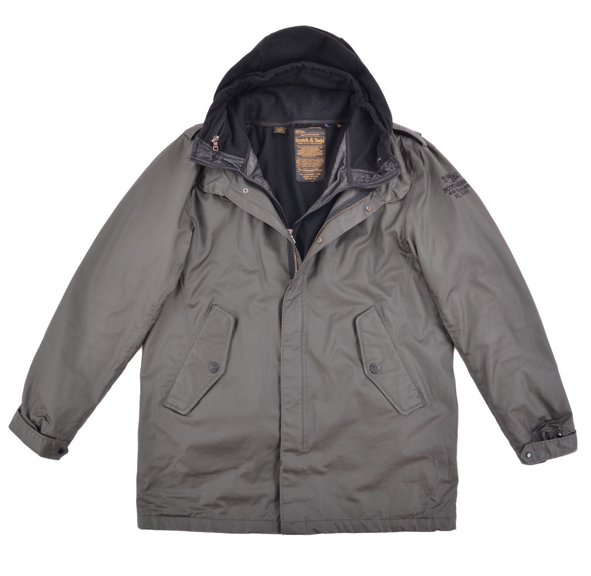 Hard Soda Chamarra Gris Price Shoes Scotch Soda Gray Cotton